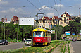 Tatra-T3SU #3070 20-го маршрута следует по Новоивановскому мосту