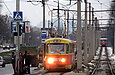 Tatra-T3SU #3070 20-го маршрута на улице Клочковской на перекрестке с проспектом Победы