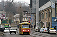 Tatra-T3SU #3070 20-го маршрута в Рогатинском проезде в районе улицы Клочковской