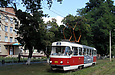 Т3-ВПСт #3070 8-го маршрута на Салтовском шоссе в районе улицы Фисановича