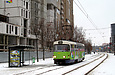 Tatra-T3SUCS #3071 20-го маршрута на улице Клочковской возле улицы Херсонской