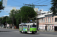 Tatra-T3SUCS #3071 20-го маршрута на улице Конева пересекает улицу Малогончаровскую