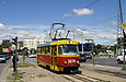 Tatra-T3SU #3074 6-го маршрута на Московском проспекте в районе площади Восстания