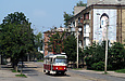 Tatra-T3SU #3074 20-го маршрута на улице Большой Панасовской в районе Лосевского переулка