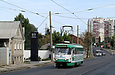 Tatra-T3SU #3074 27-го маршрута на улице Гольдберговской между улицей Елизаветинской и Лелюковским переулком