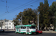 Tatra-T3SU #3074 27-го маршрута на Московском проспекте возле улицы Броненосца "Потемкин"