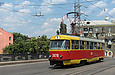 Tatra-T3SU #3078 6-го маршрута на Московском проспекте на Харьковском мосту