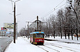 Tatra-T3SU #3078 6-го маршрута на проспекте Тракторостроителей возле Парка Победы