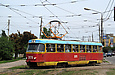 Tatra-T3SU #3078 6-го маршрута на перекрестке Салтовского переулка и улицы Академика Павлова