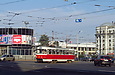Tatra-T3SUCS #3078 7-го маршрута на перекрестке улиц Евгения Котляра и Полтавский Шлях