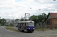 Tatra-T3SUCS #3078 7-го маршрута на улице Бажана возле улицы Боровой