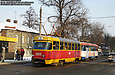 Tatra-T3SU #3080-3081 6-го маршрута на улице 1-ой Конной Армии