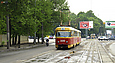 Tatra-T3SU #3080-3081 6-го маршрута на Московском проспекте в районе универмага "Харьков"