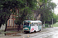 Tatra-T3SU #3080 маршрута 27-А в Рыбасовском переулке в районе улицы Грековской
