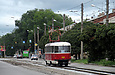 Tatra-T3SUCS #3080 27-го маршрута на улице Москалевской в районе улицы Гольдберговской