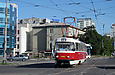 Tatra-T3SUCS #3080 12-го маршрута на перекрестке улицы Клочковской и Клочковского спуска