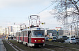 Tatra-T3SUCS #3080-3081 27-го маршрута на Московском проспекте в районе площади Защитников Украины