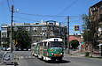 Tatra-T3SUCS #3080-3081 3-го маршрута на улице Москалевской возле улицы Рыбасовской