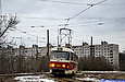 Tatra-T3SUCS #3080 27-го маршрута разворачивается на конечной "Салтовская"