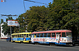 Tatra-T3SU #3080-3081 6-го маршрута на Московском проспекте в районе улицы Броненосца "Потемкин"