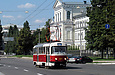 Tatra-T3SUCS #3081 12-го маршрута на проспекте Независимости в районе улицы Тринклера