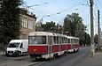 Tatra-T3SUCS #3080-3081 3-го маршрута на улице Гольдберговской возле улицы Украинской