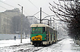 Tatra-T3SUCS #3080-3081 3-го маршрута на улице Полтавский шлях в районе улицы Победителей