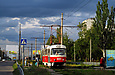 Tatra-T3SU #3085 20-го маршрута на проспекте Победы возле остановки "Банковский институт"
