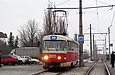 Tatra-T3SUCS #3085 20-го маршрута на улице Клочковской на остановке "Улица Котельниковская"