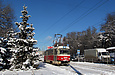 Tatra-T3SUCS #3085 20-го маршрута на улице Клочковской в районе Сосновой Горки