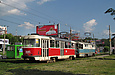 ВТП-2 и Tatra-T3SUCS #3085 на улице Клочковской возле перекрестка с улицей Павловской