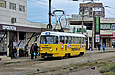 Tatra-T3SUCS #3085 8-го маршрута на конечной станции "602 микрорайон"