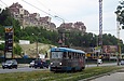 Tatra-T3SUCS #3085 20-го маршрута на улице Клочковской возле перекрестка с улицей Херсонской