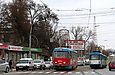 Tatra-T3SU #3085 7-го маршрута на улице Москалевской возле улицы Академика Богомольца