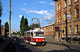 Tatra-T3SUCS #3087 27-го маршрута на улице Гольдберговской в районе Цигаревского переулка
