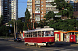 Tatra-T3SUCS #3087 27-го маршрута на улице Гольдберговской возле Молчановского переулка