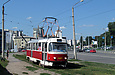 Tatra-T3SUCS #3087 7-го маршрута на улице Клочковской в районе Новоивановского моста