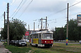 Tatra-T3SUCS #3087 27-го маршрута на улице Академика Павлова в районе улицы Семиградской