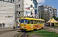 Tatra-T3SU #3091 6-го маршрута на конечной станции "602 микрорайон"