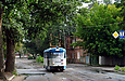 Tatra-T3SU #3091 маршрута 27-Б на улице Грековской напротив улицы Рыбасовской