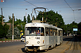 Tatra-T3SU #3092-3093 6-го маршрута на Московском проспекте в районе универмага "Харьков"