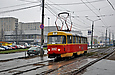 Tatra-T3SU #3092 5-го маршрута на улице Плехановской в районе станции метро "Завод им. Малышева"