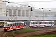 Tatra-T3SUCS #3092 и #301 6-го маршрута на РК "Южный вокзал"