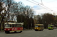 Tatra-T3SUCS #3092, #309 6-го маршрута и #301 27-го маршрута на Московском проспекте между перекрестками с улицами Академика Павлова и Броненосца "Потемкин"