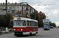 Tatra-T3SUCS #3092 и МГП-1 на улице Москалевской возле улицы Валерьяновской