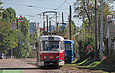 Tatra-T3SUCS #3092 7-го маршрута на улице Николая Бажана в районе улицы Жутовской
