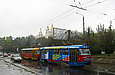 Tatra-T3SU #3094-3095 6-го маршрута на Пролетарской площади