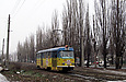 Tatra-T3SU #3094 6-го маршрута на улице Академика Павлова в районе переулка Серп и Молот