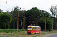 Tatra-T3SU #3094 5-го маршрута на улице Морозова возле Парка Артема