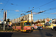 Tatra-T3SU #3094 27-го маршрута на улице Академика Павлова возле станции метро "Студенческая"